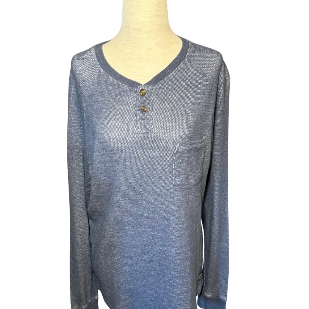 O'Neill‎ Navy Henley Surfer Shirt Size M